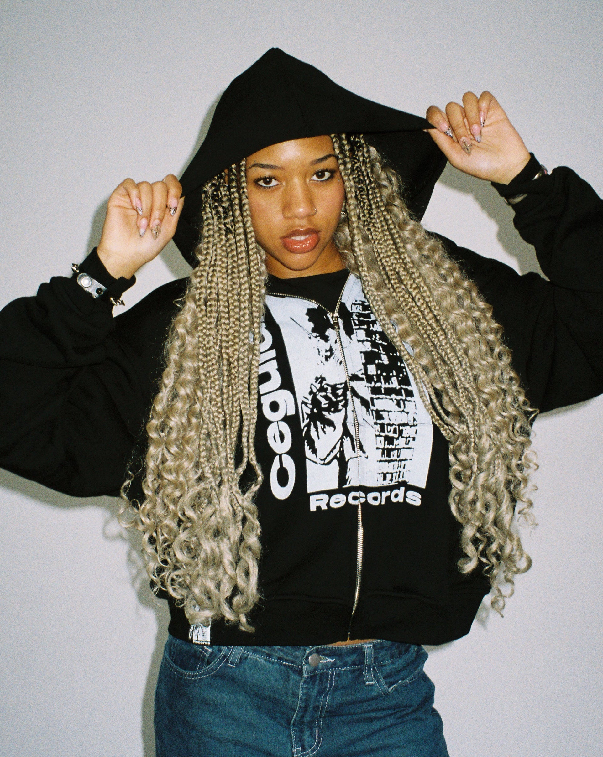 CEGULAR RECORDS LOGO HOODIE