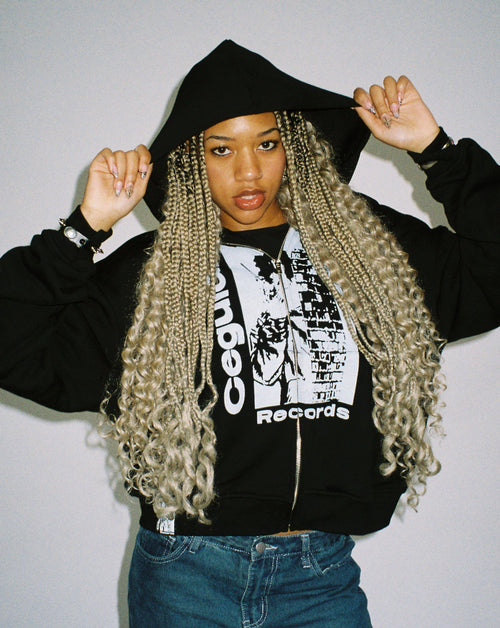 CEGULAR RECORDS LOGO HOODIE