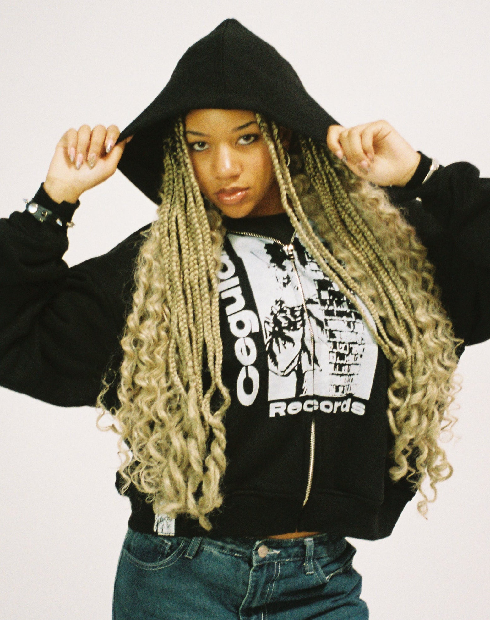 CEGULAR RECORDS LOGO HOODIE