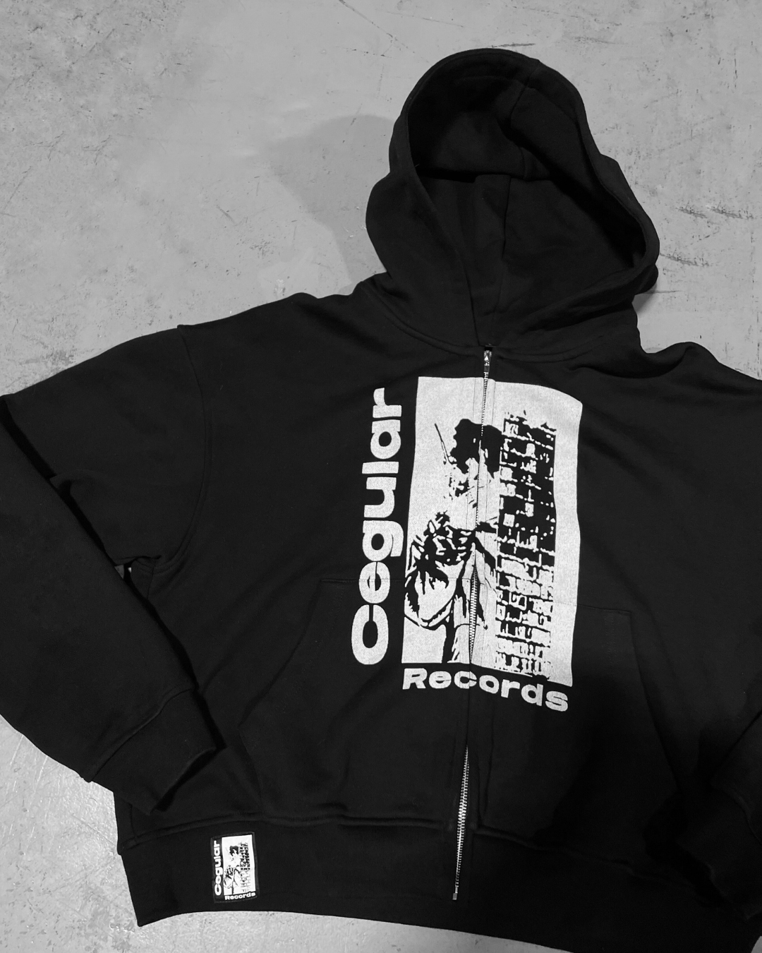 CEGULAR RECORDS LOGO HOODIE